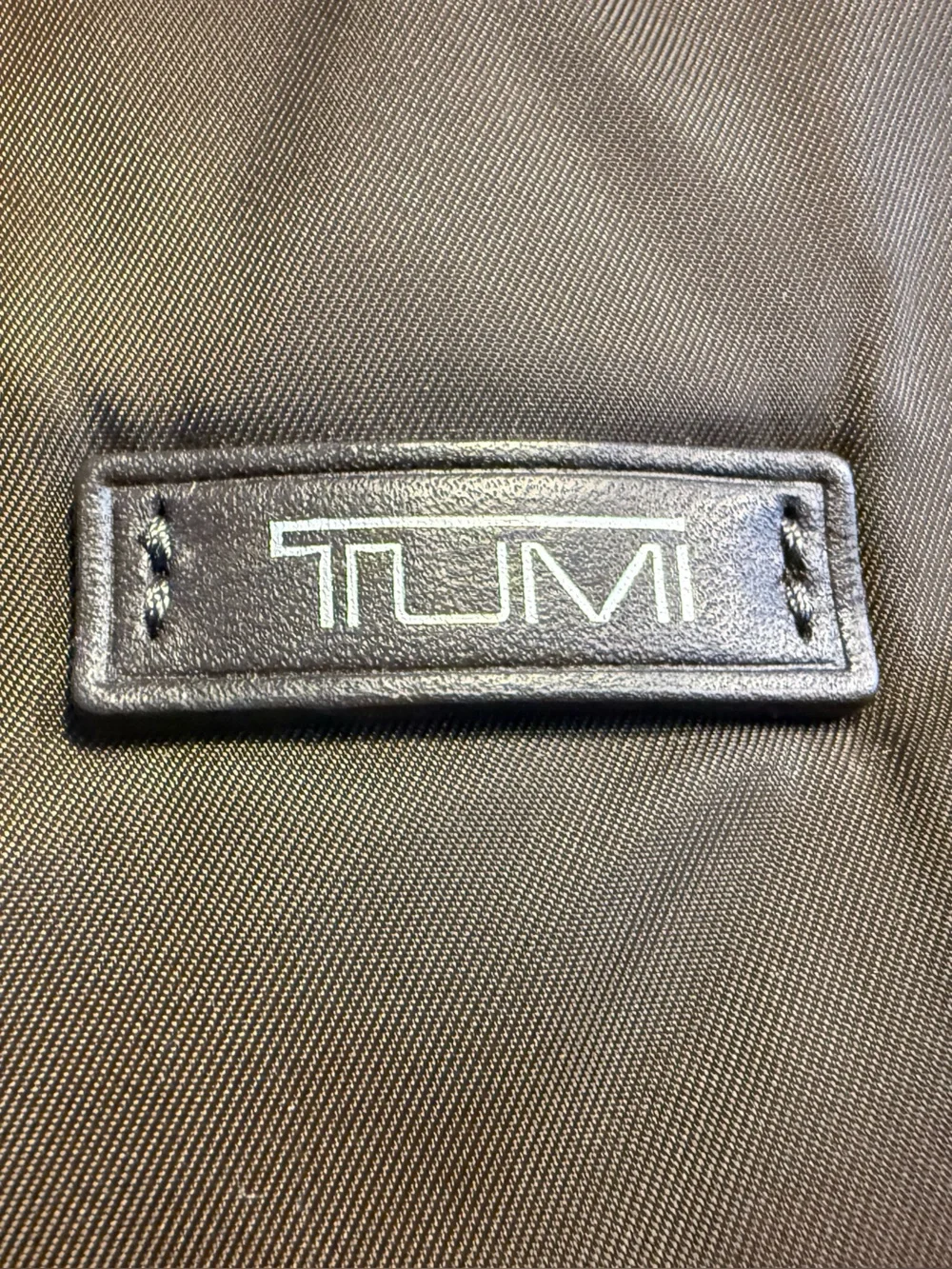Tumi Brown Nylon Padded Soft Laptop Case 16 Inch Diagonal